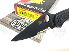 SPYDERCO Navaja C11PSBBK DELICA Black VG10 MADE IN JAPAN