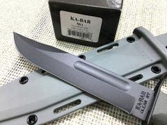 KA-BAR Cuchillo 5011 Verde Filo Liso MADE IN USA