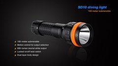 FENIX Linterna de Buceo SD-10 de 930 Lumens