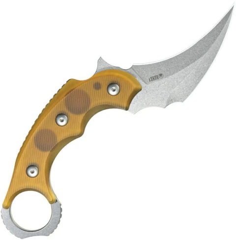 KUBEY Cuchillo Velociraptor Karambit Ultem