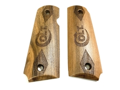 CACHAS Pistola COLT 1911 45 de Madera GRABADAS A LASER