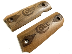 CACHAS Pistola COLT 1911 45 de Madera GRABADAS A LASER