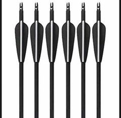 FLECHA DE FIBRA DE CARBONO DE 31" PARA ARCO