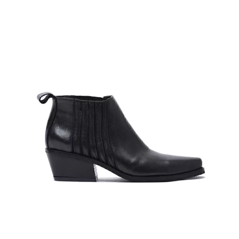 BOTA MILAN en Cuero Metalizado