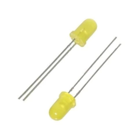 Led Amarillo 5mm Difuso