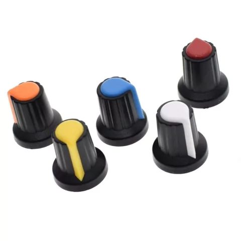 Perilla para Potenciometro 6x15x17 eje estriado - comprar online