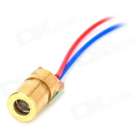 Laser Diodo Rojo Emisor Puntero - 650nm 5mw 5v