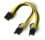 Cable Adaptador Pcie Splitter 8 Pines A 6+2 Mineria 18cm en internet