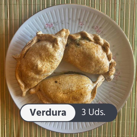 Empanada Espinaca y Queso, masa de harina integral (3 unidades) - comprar online
