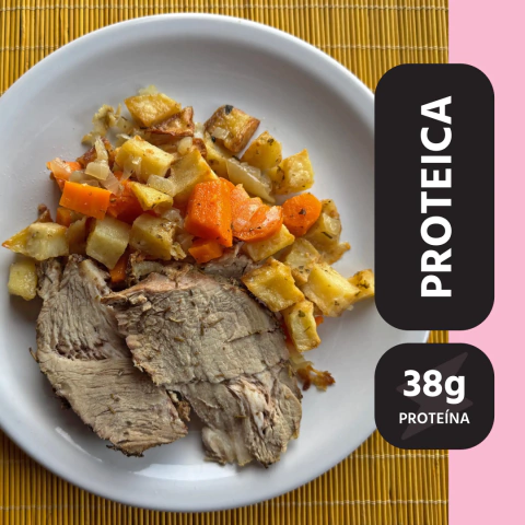 Bondiola de cerdo al horno con verduras rústicas - comprar online