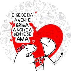 Imagem do Kit Dia Dos Namorados nª08 - Torta Tema Flork Dia dos Namorados C/ Torta de 700g