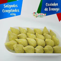 Coxinha de Frango Salgados Congelados Goiânia