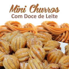 Mini Churros Doce Leite - Produção Própria