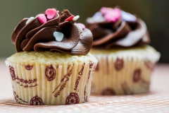 CupCake - Leite Ninho c/ Creme Chocolate ( Tamanho M)