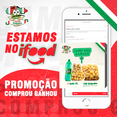 Combo Comprou Ganhou - Salgados + Refri  - Link IFOOD abaixo (Pelos aplicativos as entregas são feitas 20 a 30 minutos)