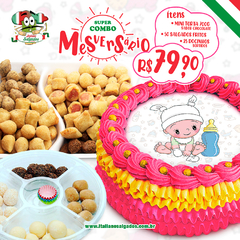 Kit Mêsversário - Feminino - Serve aprox. 5 pessoas