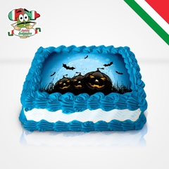 Torta Tema Halloween - 2kg (Aprox.) - Recheio:Creme Chocolate