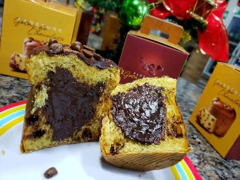Mini Panetone Trufado - Chocolate - Aprox. 120g