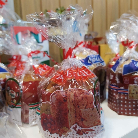 Mini Panetone : Frutas Cristalizadas 70g a 100g aprox. (Atacado)