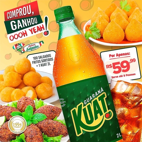 É a Hora do Lanche - Comprou Ganhou Oooh Yeah - Kuat 2,0 lts ! - comprar online