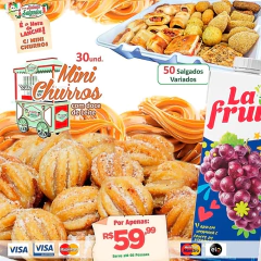 É a Hora do Lanche - Mini Churros com Doce de Leite na internet