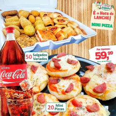 É a Hora do Lanche com Mini Pizzas