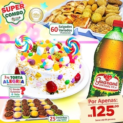 SUPER COMBO TORTA ALEGRIA 1kg - COM BRINDES SURPRESAS