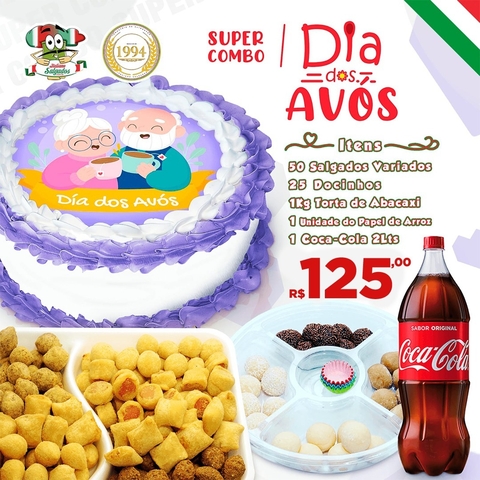 Super Combo c/ Torta - Dia Dos Avós : Torta de 1kg - comprar online