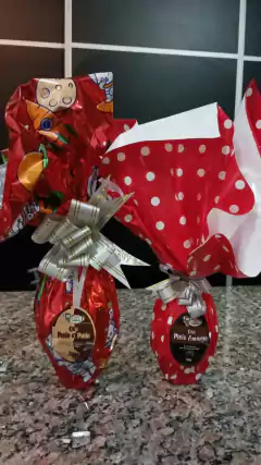 Ovo de Páscoa - Tradicional - 100g, 150g, 250g, 350g (Meio Amargo) - Italiano Salgados - Goiânia