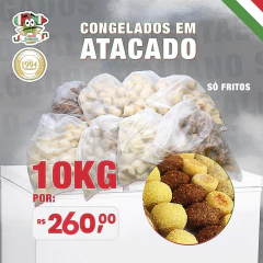 Salgados Fritos - P/ Fritar Tradicionais Congelados : A partir de 10 KG ATACADO