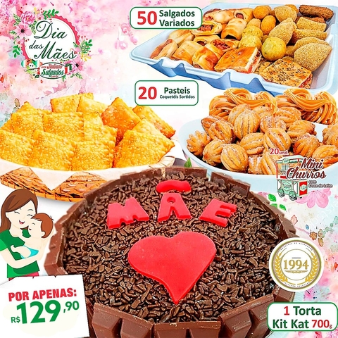 Kit Dia Das Mães nª02 - Torta Kit Kat - comprar online
