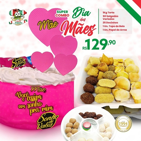 Super Combo Dia Das Mães - Torta Sonho de Valsa 1kg - comprar online
