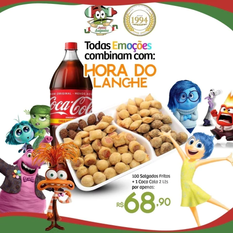 Promo Férias : Todas EMOÇÕES combinam c/: Hora Do lanche