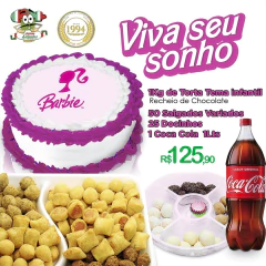 Oi, Barbie? Combo Viva Seu Sonho - Torta de 1kg Aprox. - comprar online