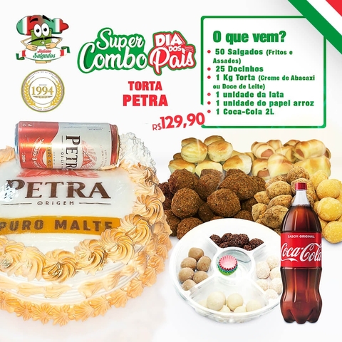 Kit Dia Dos Pais nª04 - Torta Tema Dia dos Pais C/ Cerveja Petra - comprar online