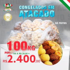 Salgados Congelados - 100kg no ATACADO : Fritos Tradicionais (6 tipos) - comprar online