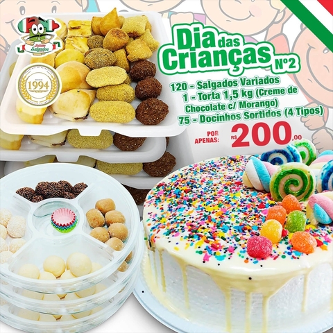 Promoção Dia Das Crianças N°02 - Torta 1,5kg - Creme Chocolate