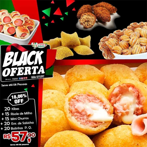 Hora do Lanche PROMO N°2 : Salgados + Mini Churros - Esquenta pra BLACK FRIDAY♣️