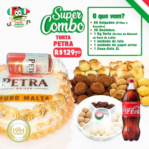SUPER COMBO C/ TORTA TEMA CERVEJA PETRA - comprar online