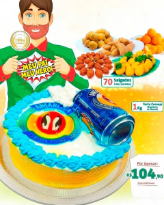 Super Combo Dia Dos Pais - Meu Pai, Meu Herói - Italiano Salgados - Goiânia