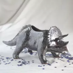 Maceta de ceramica Dinosaurio Triceratops - tienda online