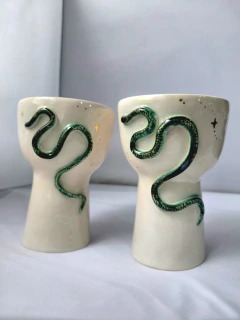 Copalera de ceramica con altorelieves, varios modelos - Astral Objetos Cerámica