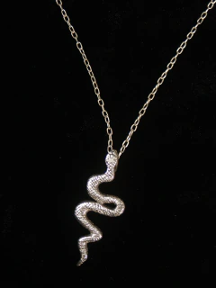 Joya amuleto: Dije Serpiente chica collar