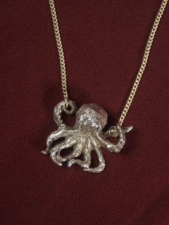 Joya amuleto: Dije pulpo collar