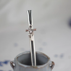 Bombilla de alpaca, joya para tu mate