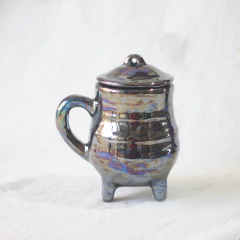 Taza de ceramica Caldero con tapa, varios modelos