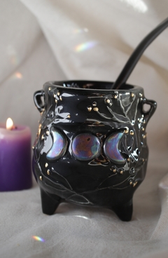 Imagen de mate caldero de ceramica especiales, con bombilla