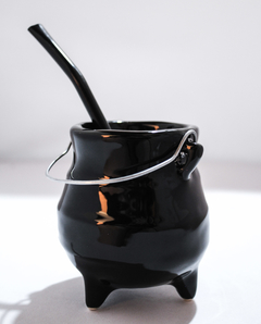 Mate de ceramica caldero clasicos, con bombilla - comprar online