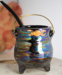 mate caldero de ceramica especiales, con bombilla - Astral Objetos cerámica