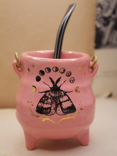 mate caldero de ceramica especiales, con bombilla - comprar online